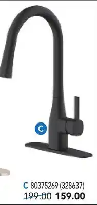 RONA Landon & Co. LUCIO Contemporary Kitchen Faucet with 1 Handle and Pull-Down Spout - Matte Black offer