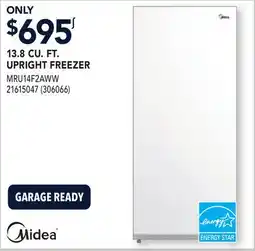 RONA MIDEA 13.8 CU. FT. UPRIGHT FREEZER offer