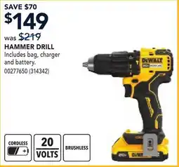 RONA HAMMER DRILL offer