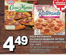 L'Intermarché PIZZA RISTORANTE OU CASA DI MAMA | RISTORANTE OR CASA DI MAMA PIZZA, 320 - 410 G offer
