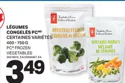 L'Intermarché LÉGUMES CONGELÉS | FROZEN VEGETABLES, 400 - 750 G offer