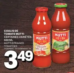 L'Intermarché COULIS DE TOMATE | STRAINED TOMATOES, 680 ML offer