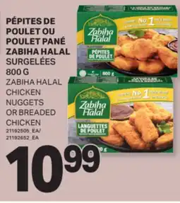 L'Intermarché PÉPITES DE POULET OU POULET PANÉ ZABIHA HALAL | CHICKEN NUGGETS OR BREADED CHICKEN, 800 G offer