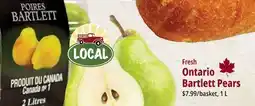 Farm Boy Fresh Ontario Bartlett Pears offer