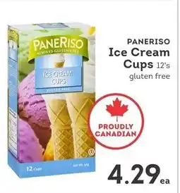IGA Paneriso ice cream cups offer
