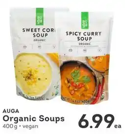 IGA Auga organic soups offer