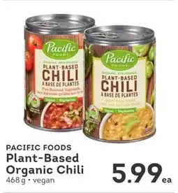 IGA Pacific foods plant-based organic chili offer
