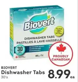 IGA Biovert dishwasher tabs offer