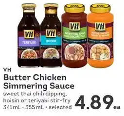 IGA VH Butter Chicken Simmering Sauce offer