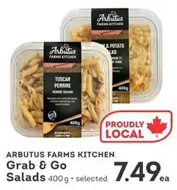 IGA Arbutus farms kitchen grab & go salads offer