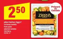 Maxi Ziggy's pâtes fraîches offer