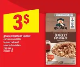 Maxi Quaker Instant Oatmeal offer