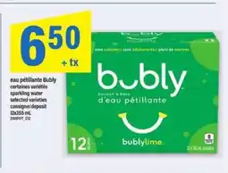 Maxi bubly lime Sparkling Water offer