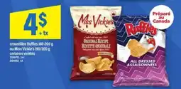 Maxi croustilles Ruffles ou Miss Vickie's offer