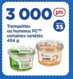 Maxi Trempettes ou hummus PC offer
