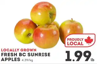 IGA Fresh BC sunrise apples offer
