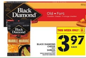 Food Basics Black diamond cheese offer