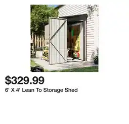 Wayfair 6' X 4' Lean To Storage Shed offer