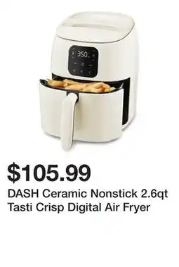 Wayfair DASH Ceramic Nonstick 2.6qt Tasti Crisp Digital Air Fryer offer