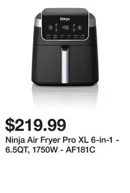 Wayfair Ninja Air Fryer Pro XL 6-in-1 - 6.5QT, 1750W - AF181C offer