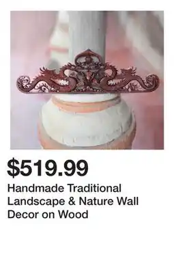 Wayfair Handmade Traditional Landscape & Nature Wall Decor on Wood offer