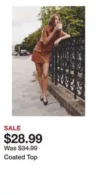 H&M Coated Top offer