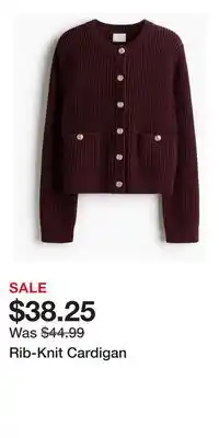 H&M Rib-Knit Cardigan offer
