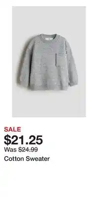 H&M Cotton Sweater offer
