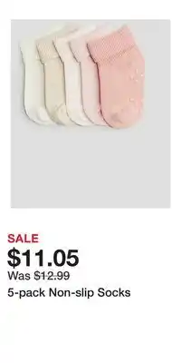 H&M 5-pack Non-slip Socks offer