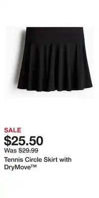 H&M Tennis Circle Skirt with DryMove offer
