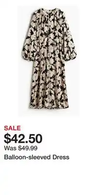 H&M Balloon-sleeved Dress offer
