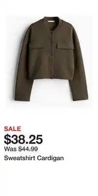 H&M Sweatshirt Cardigan offer