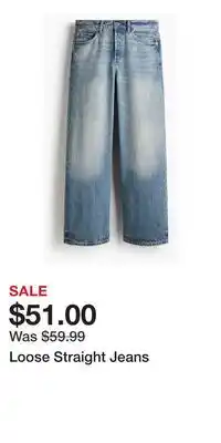 H&M Loose Straight Jeans offer