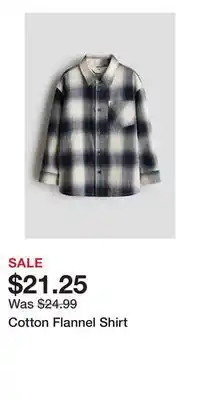 H&M Cotton Flannel Shirt offer