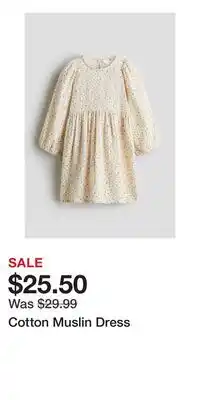 H&M Cotton Muslin Dress offer