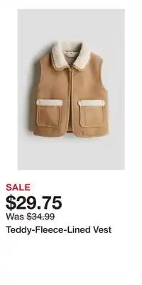 H&M Teddy-Fleece-Lined Vest offer