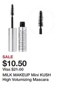 Sephora MILK MAKEUP Mini KUSH High Volumizing Mascara offer