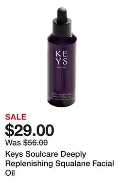 Sephora Keys Soulcare Deeply Replenishing Squalane Facial Oil offer