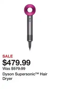 Sephora Dyson Supersonic Hair Dryer offer