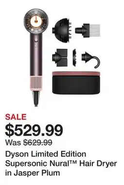 Sephora Dyson Limited Edition Supersonic Nural Hair Dryer in Jasper Plum offer