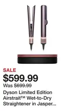 Sephora Dyson Limited Edition Airstrait Wet-to-Dry Straightener in Jasper Plum offer
