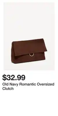 Old Navy Old Navy Romantic Oversized Clutch offer