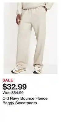 Old Navy Old Navy Bounce Fleece Baggy Sweatpants offer