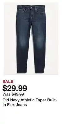 Old Navy Old Navy Athletic Taper Built-In Flex Jeans offer