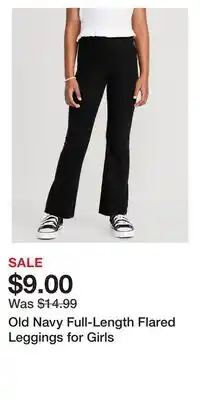 Old Navy Old Navy Full-Length Flared Leggings for Girls offer