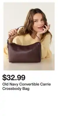 Old Navy Old Navy Convertible Carrie Crossbody Bag offer