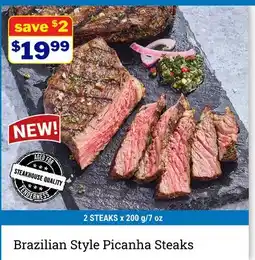 M & M Food Market Brazilian Style Picanha Steaks offer