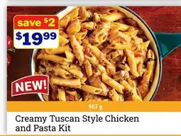 M & M Food Market Creamy Tuscan Style Chicken and Pasta Kit offer