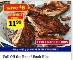 M & M Food Market Fall Off the Bone Back Ribs offer