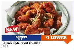 M & M Food Market Korean Style Fried Chicken offer